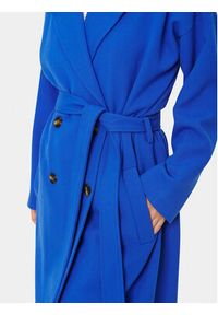 Saint Tropez Płaszcz przejściowy 30512308 Niebieski Oversize. Kolor: niebieski. Materiał: syntetyk, wiskoza #3