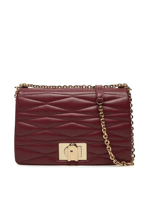 Furla Torebka WB01672 BX3221 26700 Bordowy. Kolor: czerwony. Materiał: skórzane