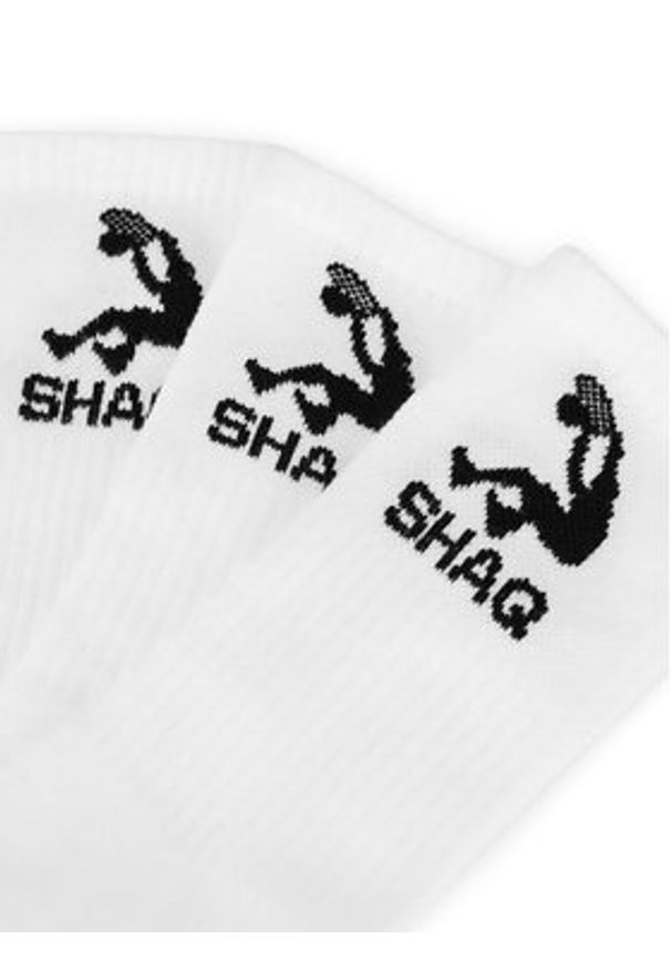 Shaq Skarpety SHQ-MB-003-AW24 Biały. Kolor: biały. Materiał: bawełna