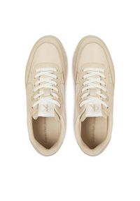 Calvin Klein Jeans Sneakersy Classic Cupsole Mg Wmm YM0YM01153 Beżowy. Kolor: beżowy. Materiał: skóra