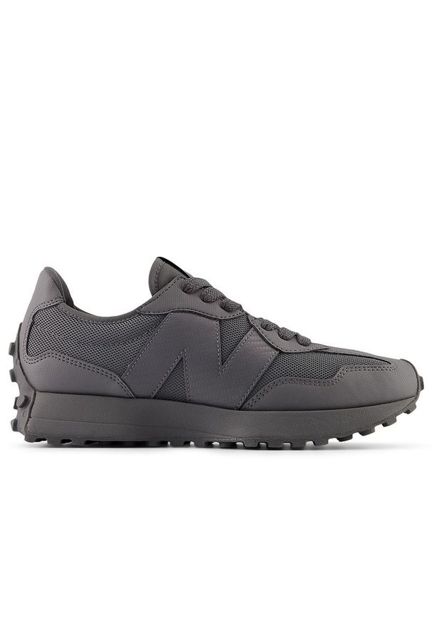 Buty unisex New Balance U327SCC - czarne. Okazja: na co dzień. Zapięcie: sznurówki. Kolor: czarny. Materiał: materiał, syntetyk, skóra, guma. Szerokość cholewki: normalna