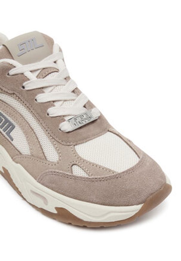 Steve Madden Sneakersy Sneak Peak-E SM19000129 Brązowy. Kolor: brązowy. Materiał: materiał