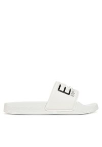 Klapki EA7 Emporio Armani. Kolor: biały