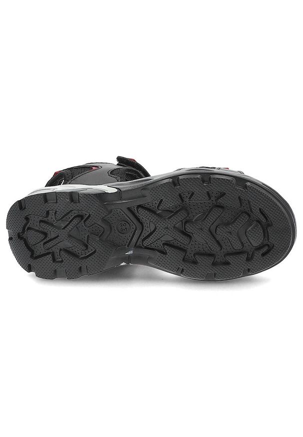 Big-Star - Czarne Sandały Big Star Wygodne Buty Dziecięce. Zapięcie: rzepy. Kolor: czarny. Materiał: skóra ekologiczna. Wzór: aplikacja