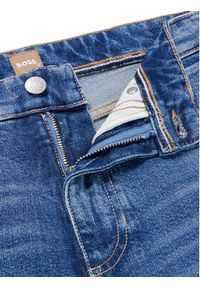BOSS - Boss Szorty jeansowe 50490935 Granatowy Regular Fit. Kolor: niebieski. Materiał: bawełna