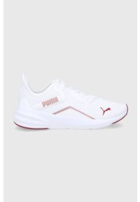 Puma Buty Platinum Shimmer kolor biały. Nosek buta: okrągły. Zapięcie: sznurówki. Kolor: biały. Materiał: guma #1