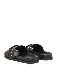 Nine West Klapki EO-TL758-1 Czarny. Kolor: czarny. Materiał: skóra #5
