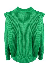 Silvian Heach Sweter | PGA22137LU | Kobieta | Zielony. Kolor: zielony. Materiał: bawełna, nylon, akryl. Wzór: ze splotem, aplikacja #7