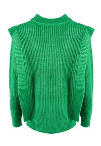 Silvian Heach Sweter | PGA22137LU | Kobieta | Zielony. Kolor: zielony. Materiał: akryl, nylon, bawełna. Wzór: ze splotem, aplikacja