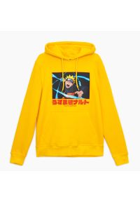 Cropp - Bluza z kapturem Naruto - Żółty. Typ kołnierza: kaptur. Kolor: żółty #1