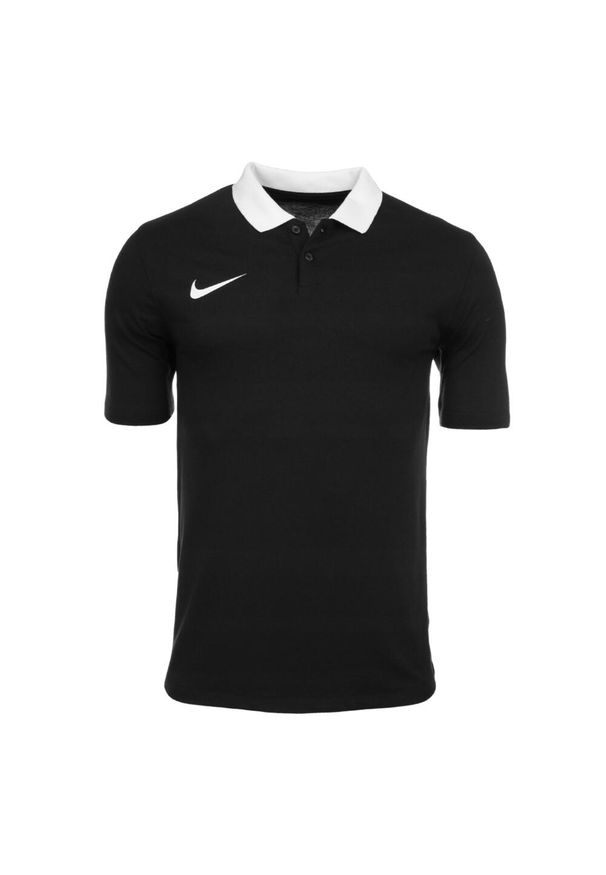Nike - Męska Koszulka Polo Park 20 Z Krótkim Rękawem. Typ kołnierza: polo. Kolor: czarny. Długość rękawa: krótki rękaw. Długość: krótkie. Sport: turystyka piesza