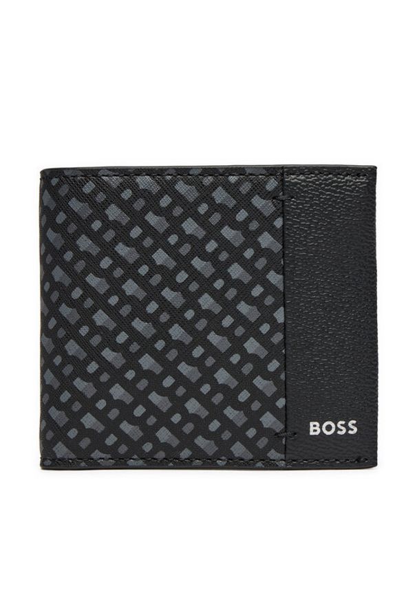 BOSS - Boss Duży Portfel Męski Zair N 50529507 Czarny. Kolor: czarny. Materiał: skóra