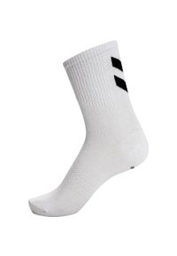 Hummel - Skarpetki białe Humel hmlCHEVRON 6-PACK SOCKS uniwersalne. Kolor: biały. Sport: fitness