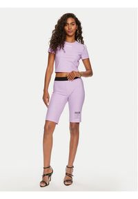 Versace Jeans Couture Kolarki 76HAC1A6 Fioletowy Skinny Fit. Kolor: fioletowy. Materiał: syntetyk #2