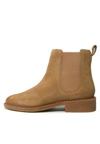 Clarks Sztyblety Cologne Arlo 2 261747684 Beżowy. Kolor: beżowy. Materiał: zamsz, skóra #4