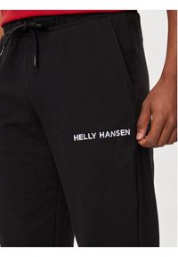 Helly Hansen Spodnie dresowe Core Sweat Pant 53926 Czarny Regular Fit. Kolor: czarny. Materiał: bawełna #5