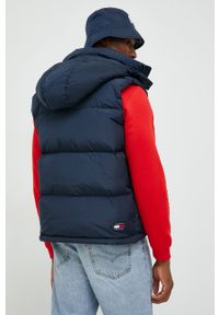 Tommy Jeans bezrękawnik puchowy męski kolor granatowy zimowy. Okazja: na co dzień. Kolor: niebieski. Materiał: puch. Długość rękawa: bez rękawów. Sezon: zima. Styl: casual #5
