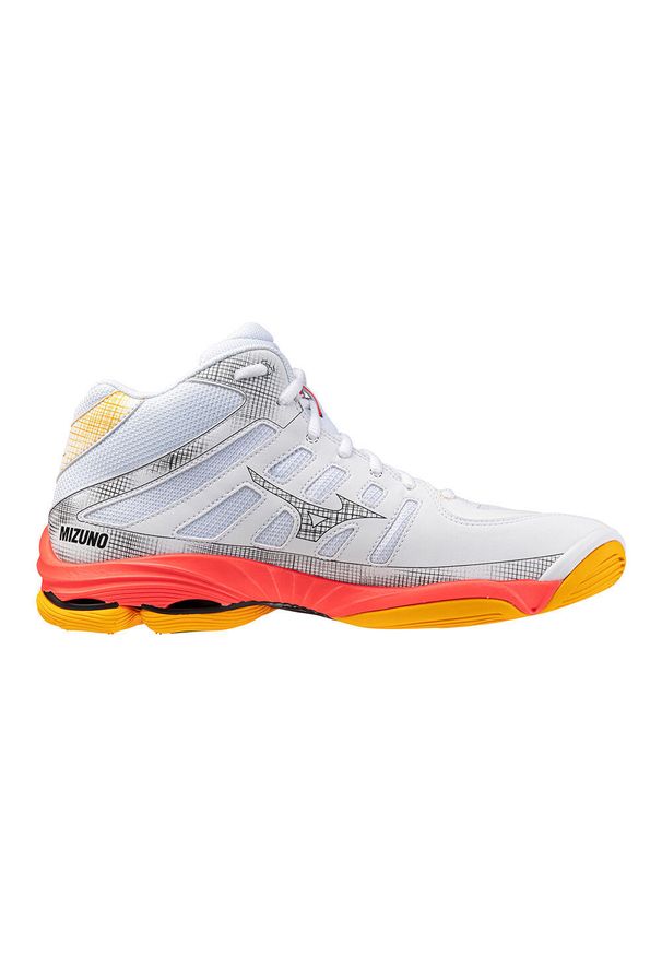 Buty halowe Mizuno Wave Voltage 2 Mid. Kolor: biały. Model: Mizuno Wave. Sport: siatkówka