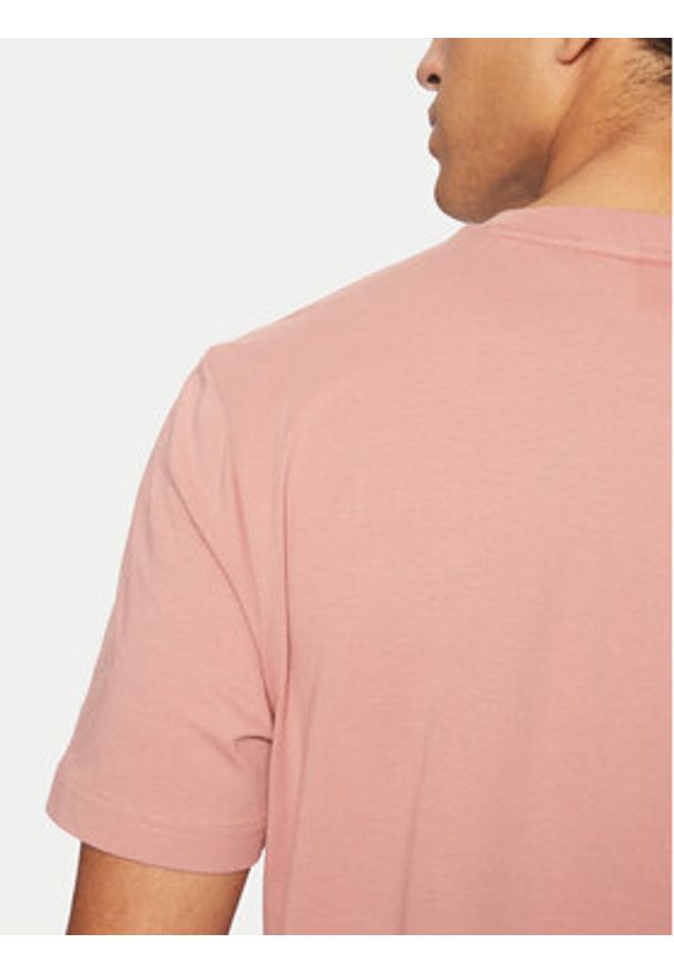 Hugo - HUGO T-Shirt Dalayer 50535363 Różowy Regular Fit. Kolor: różowy. Materiał: bawełna