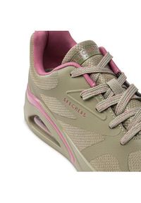 skechers - Skechers Sneakersy Tres-Air Uno 177421/OLV Zielony. Kolor: zielony. Materiał: materiał #3