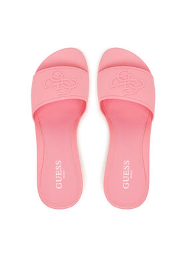 Guess Klapki E5GZ06 BB00F Różowy. Kolor: różowy. Materiał: syntetyk