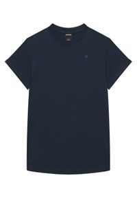 G-Star RAW - G-Star Raw T-Shirt Base-S D16411-336 Granatowy Regular Fit. Kolor: niebieski. Materiał: bawełna #1