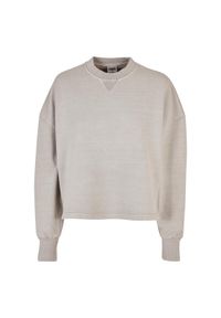 Damski gruby frotte crew neck jumper Urban Classics GT. Kolor: szary. Materiał: materiał, polar. Sezon: zima #1