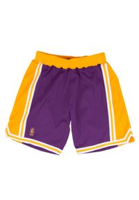 Mitchell & Ness - Krótka Los Angeles Lakers NBA Authentic Road 96-97. Kolor: fioletowy. Długość: krótkie. Sport: koszykówka #1