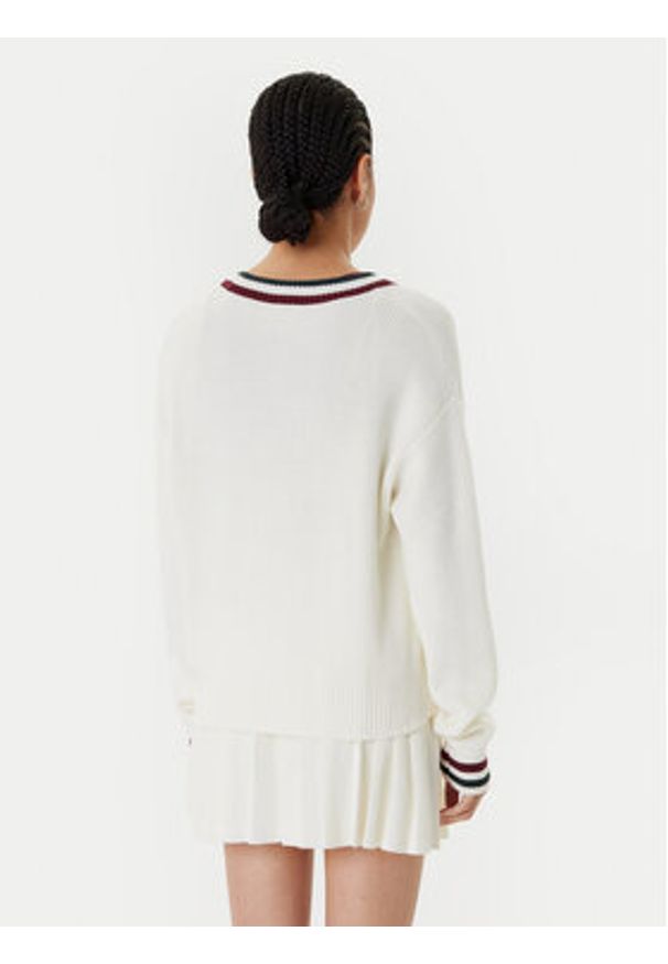 Guess Sweter V5BR01 Z1152 Écru Regular Fit. Materiał: akryl