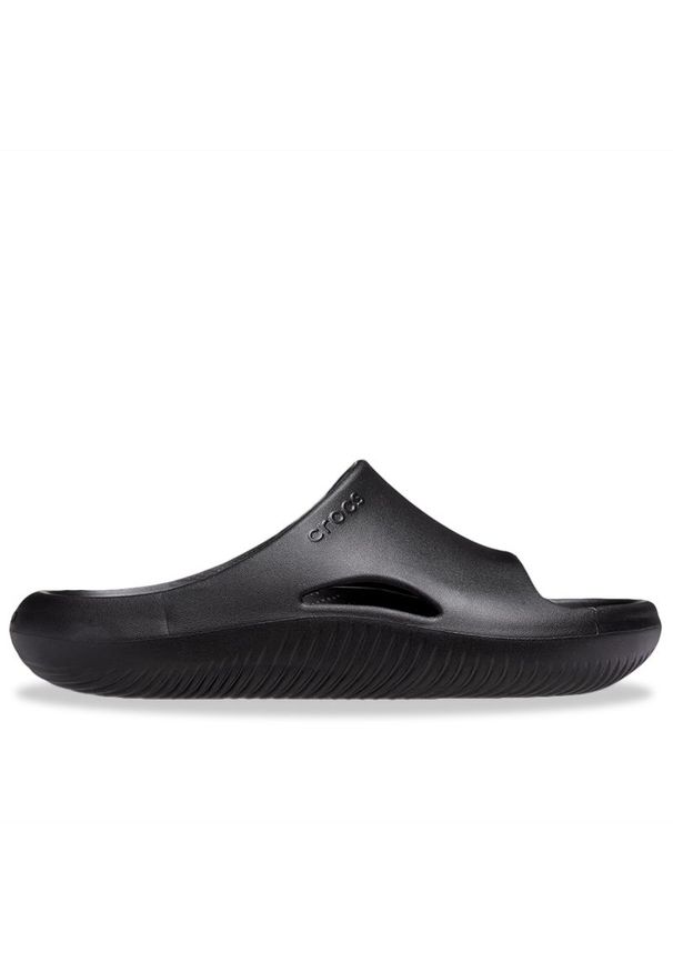 Klapki Crocs Mellow Slide 208392-001 - czarne. Kolor: czarny. Materiał: guma. Sezon: lato. Styl: klasyczny