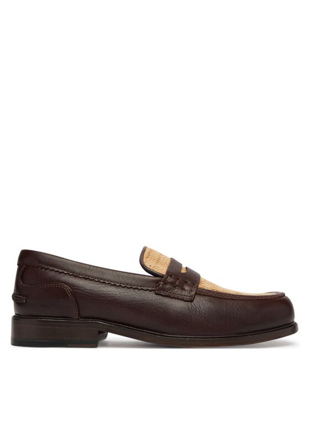 Clarks Półbuty CraftJames Lo 26186423 Brązowy. Kolor: brązowy. Materiał: skóra