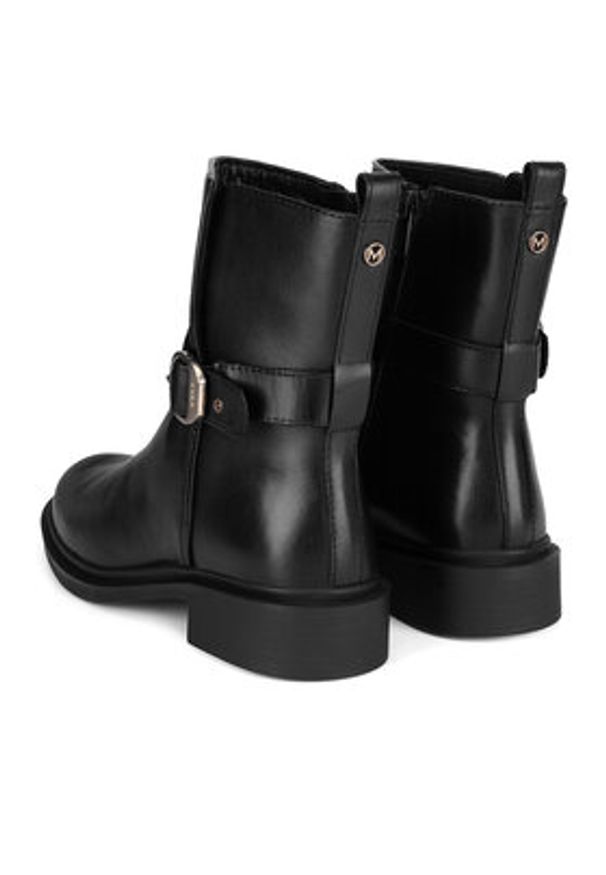 MEXX Botki MX/003C-RST Czarny. Kolor: czarny. Materiał: skóra