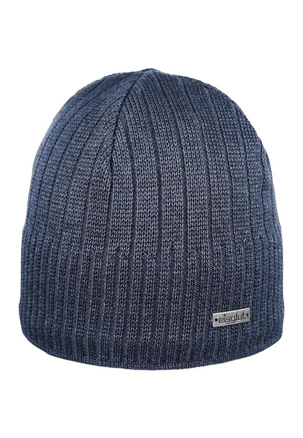 EISGLUT - Czapka męska Eisglut Kaig Cotton beanie zimowa wełniana. Kolor: niebieski. Materiał: wełna. Sezon: zima. Styl: sportowy