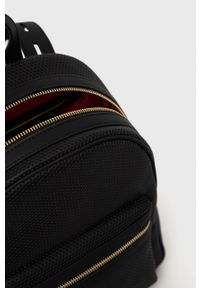 Love Moschino plecak damski kolor czarny mały gładki. Kolor: czarny. Wzór: gładki #3