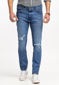 Wrangler - WRANGLER LARSTON MĘSKIE SPODNIE JEANSOWE JEANSY DŻINSY TROPIC THUNDER W18SYLY87 112330758 #1