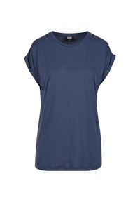 Damska modalna koszulka z długimi ramionami Urban Classics. Kolor: turkusowy, niebieski, wielokolorowy. Długość: długie #1