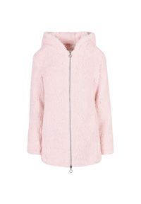 Damski polar sherpa Urban Classics. Kolor: różowy. Materiał: polar #1