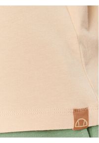 Ellesse T-Shirt Tressa SGR17859 Beżowy Regular Fit. Kolor: beżowy. Materiał: bawełna #5