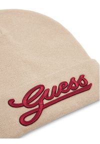 Guess Czapka AW5400 POL01 Beżowy. Kolor: beżowy. Materiał: wiskoza, materiał