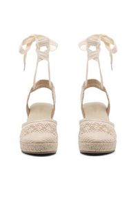 DeeZee Espadryle WSS-100722-01 Beżowy. Kolor: beżowy. Materiał: materiał