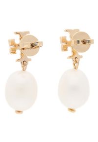 Tory Burch Kolczyki Kira Pearl Drop Earring 65156 Biały. Kolor: biały #3