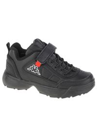 Buty do chodzenia dla dzieci Kappa Rave NC K. Zapięcie: rzepy. Kolor: czarny. Materiał: materiał, syntetyk. Szerokość cholewki: normalna. Sport: turystyka piesza