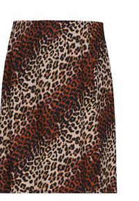 Pieces Spódnica midi Nya 17147811 Brązowy Regular Fit. Kolor: brązowy. Materiał: wiskoza #4