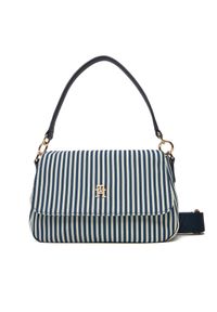 TOMMY HILFIGER - Tommy Hilfiger Torebka Poppy Summer Conv. Crossover AW0AW17166 Granatowy. Kolor: niebieski #1