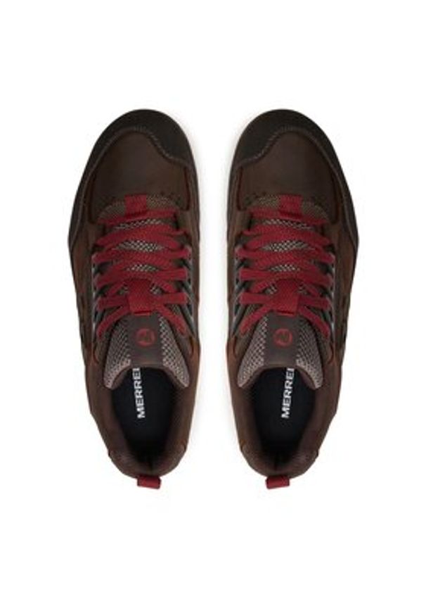 Merrell Trekkingi Annex Trak Low J91805 Brązowy. Kolor: brązowy. Materiał: nubuk, skóra. Sport: turystyka piesza