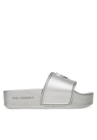 Karl Lagerfeld - KARL LAGERFELD Klapki Kondo Maxi KL80819M Srebrny. Kolor: srebrny
