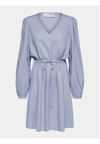 Selected Femme Sukienka 16089064 Niebieski Regular Fit. Kolor: niebieski. Materiał: wiskoza #3