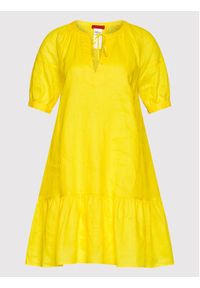 MAX&Co. Sukienka letnia Miriam 72211522 Żółty Relaxed Fit. Kolor: żółty. Materiał: bawełna. Sezon: lato #5