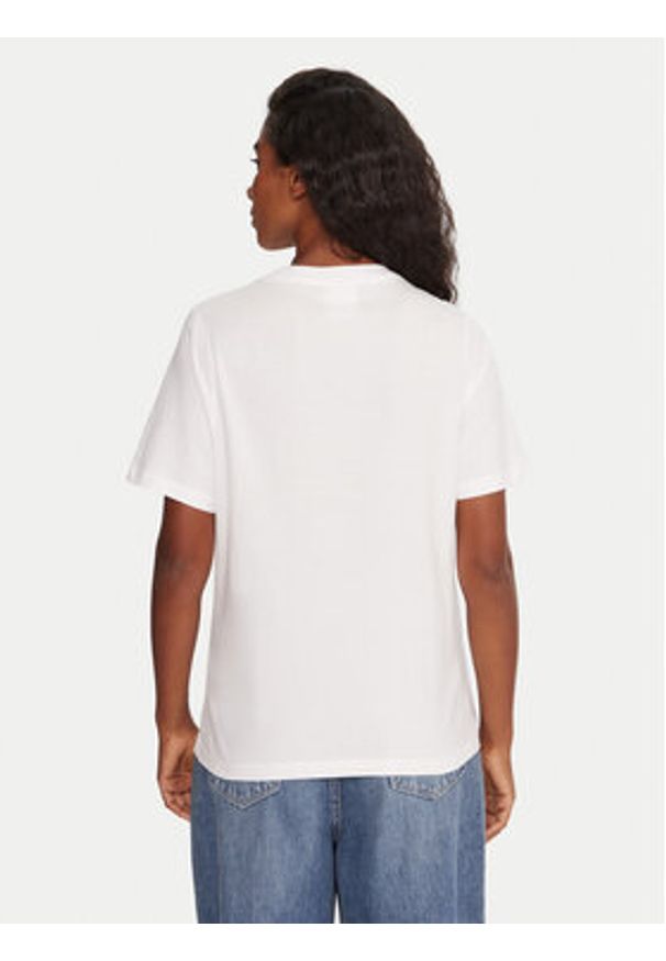 Reebok T-Shirt RK25173CCW Biały Regular Fit. Kolor: biały. Materiał: bawełna