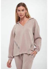 Liu Jo - Bluza damska z kapturem LIU JO. Typ kołnierza: kaptur